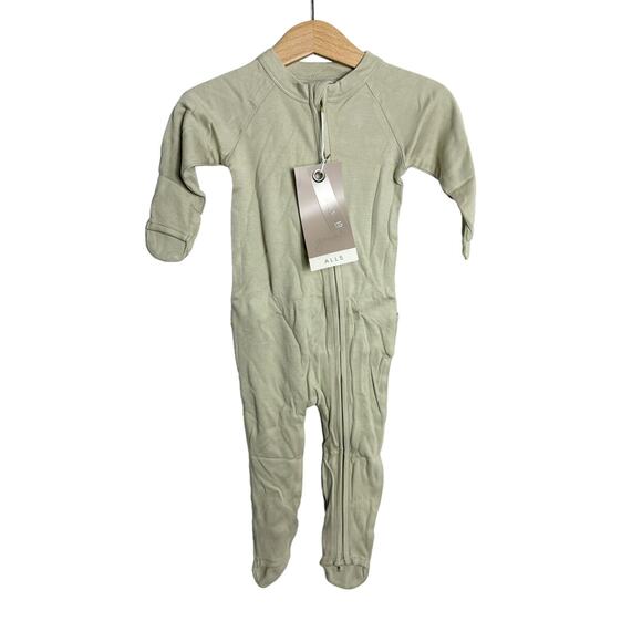 Kids Green One Piece Bodysuit - Picture 1 of 3